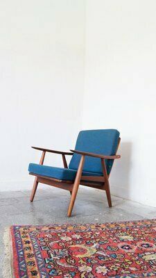 Scandinavian Ge270 Lounge Chair In Teak By Hans Wegner For Getama, 1960s photo Furniture