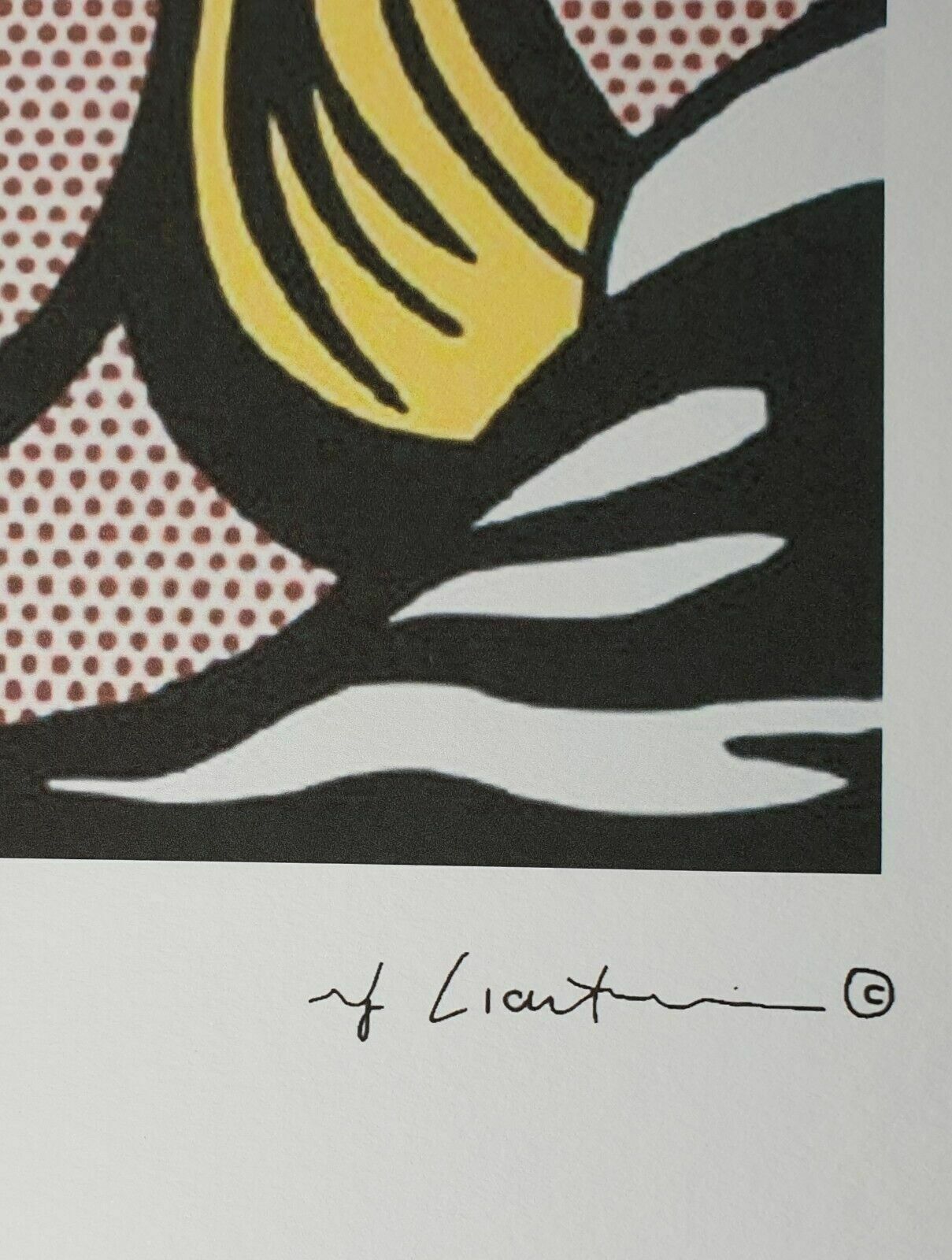 Roy Lichtenstein, Vicki!I I Thought I Heard Your Voice!, Plate Signed Lithograph photo 880.0