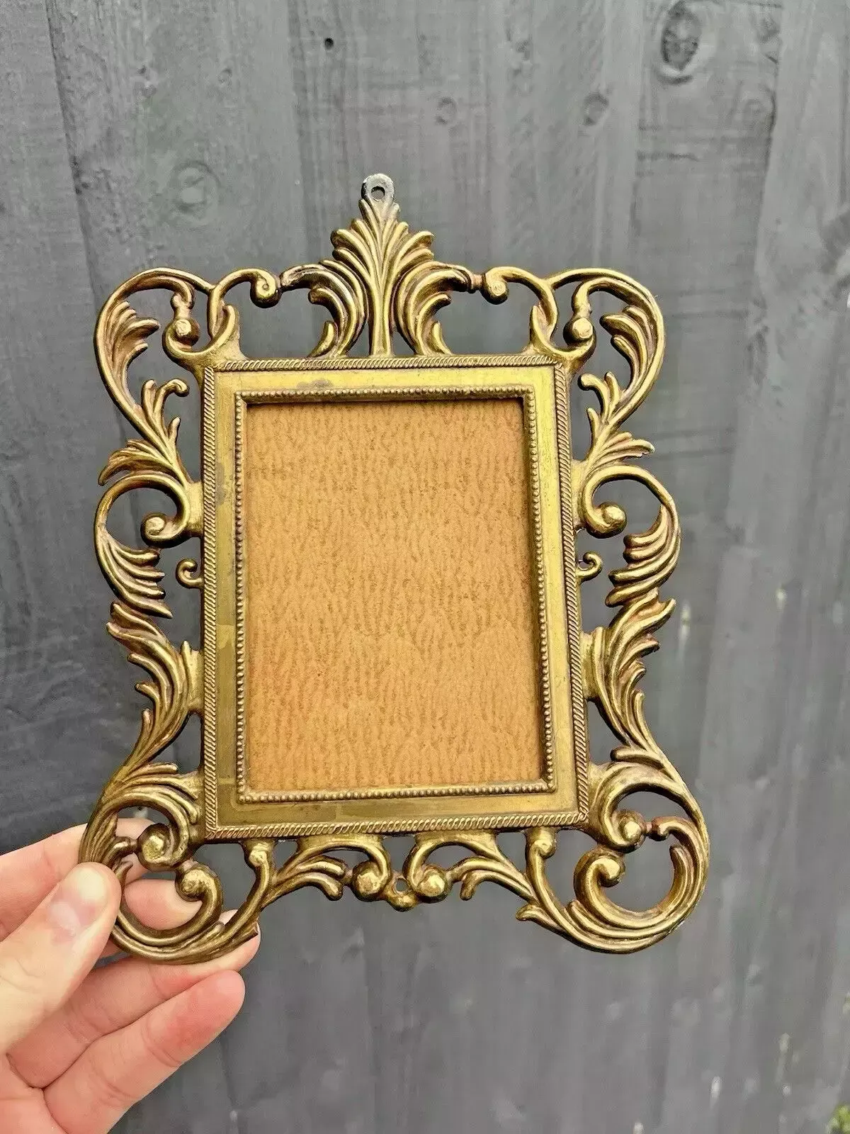 Antique Gilded Ornate Rococo Wall Photo Picture Frame Italian Baroque Beatrice