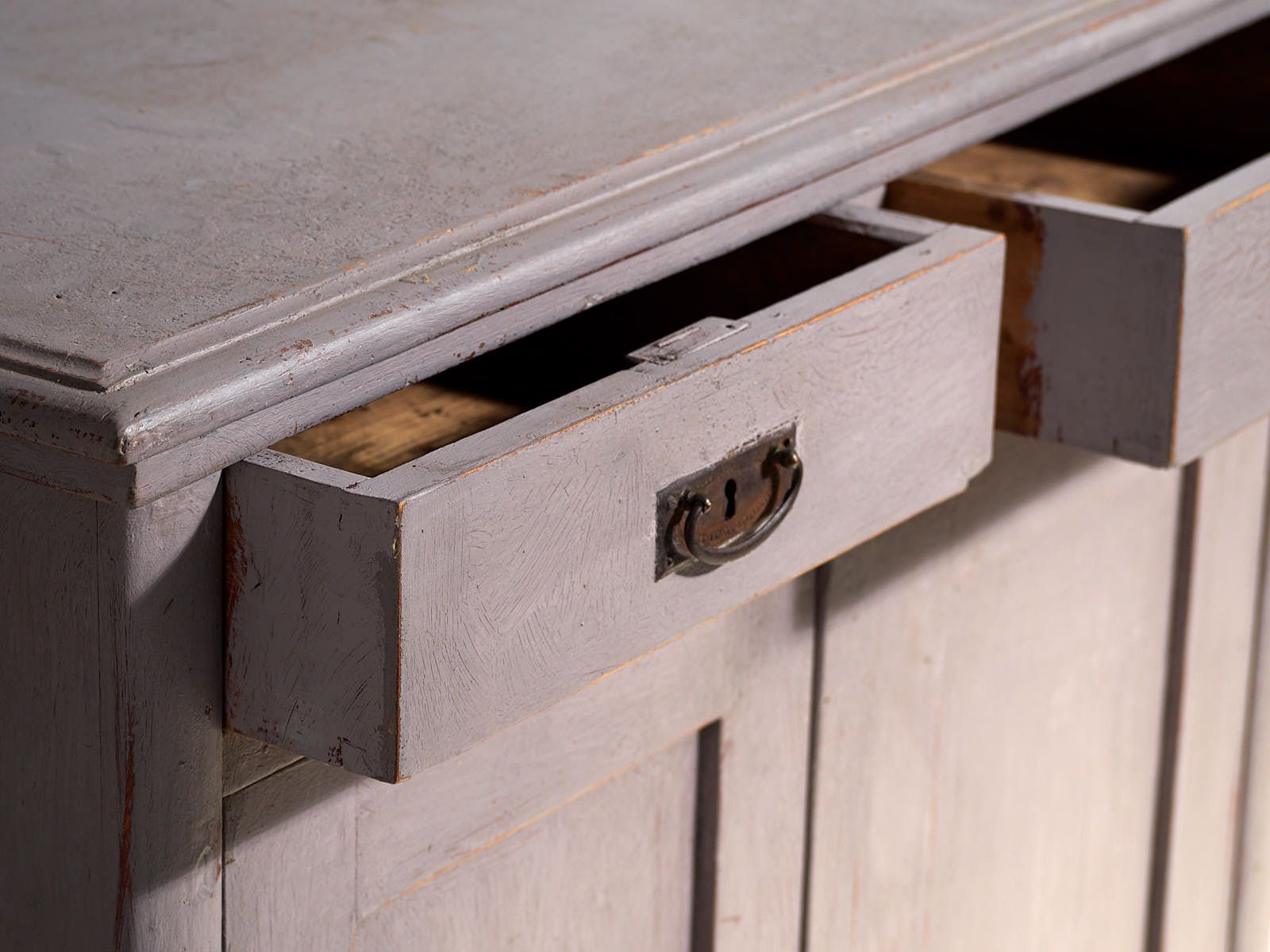 Furniture Antique Purple Chest Of Drawers (C.1920) #19 photo