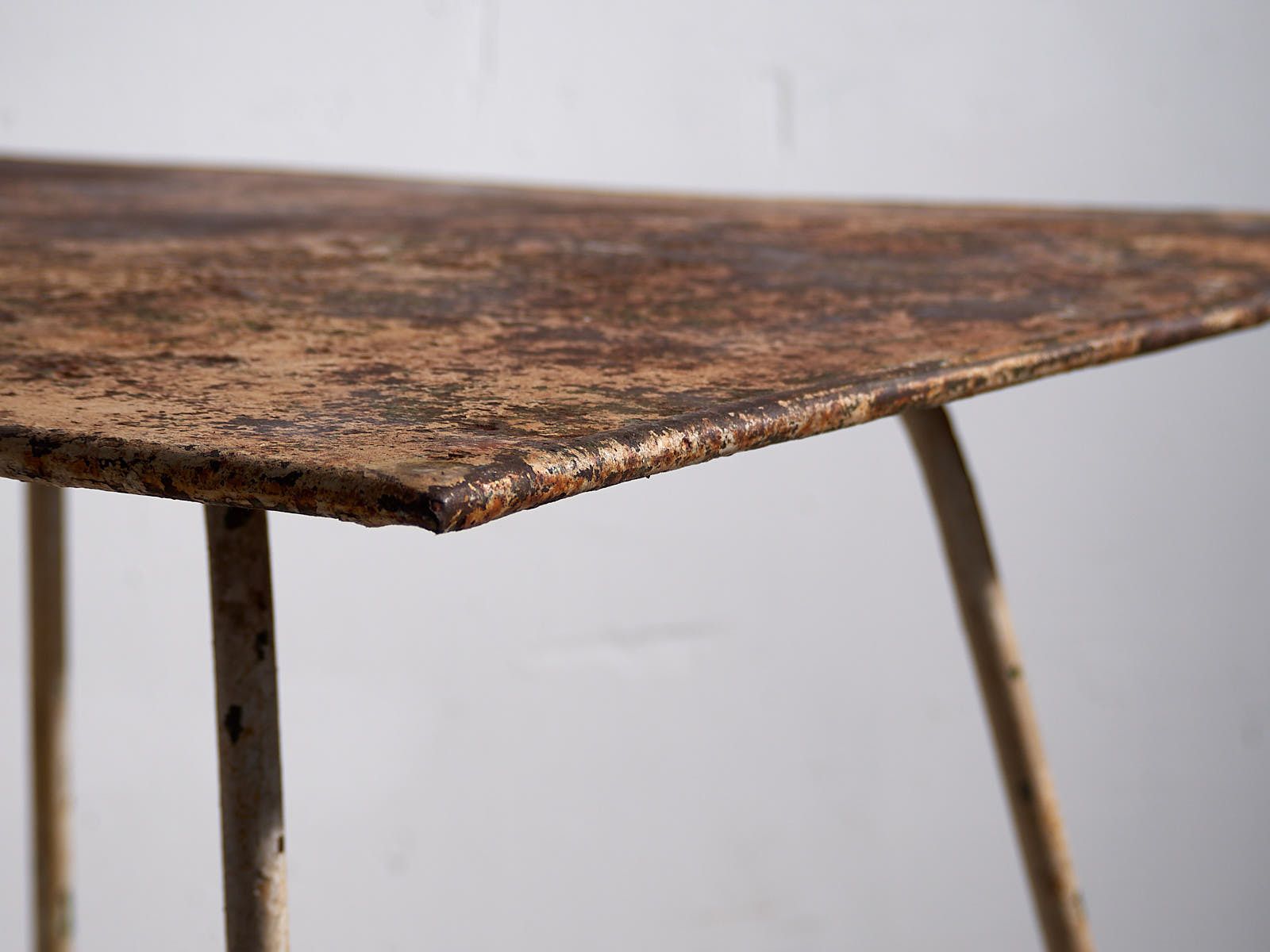 Antique Garden Table With White Patina (C.1920) #22 photo for sale