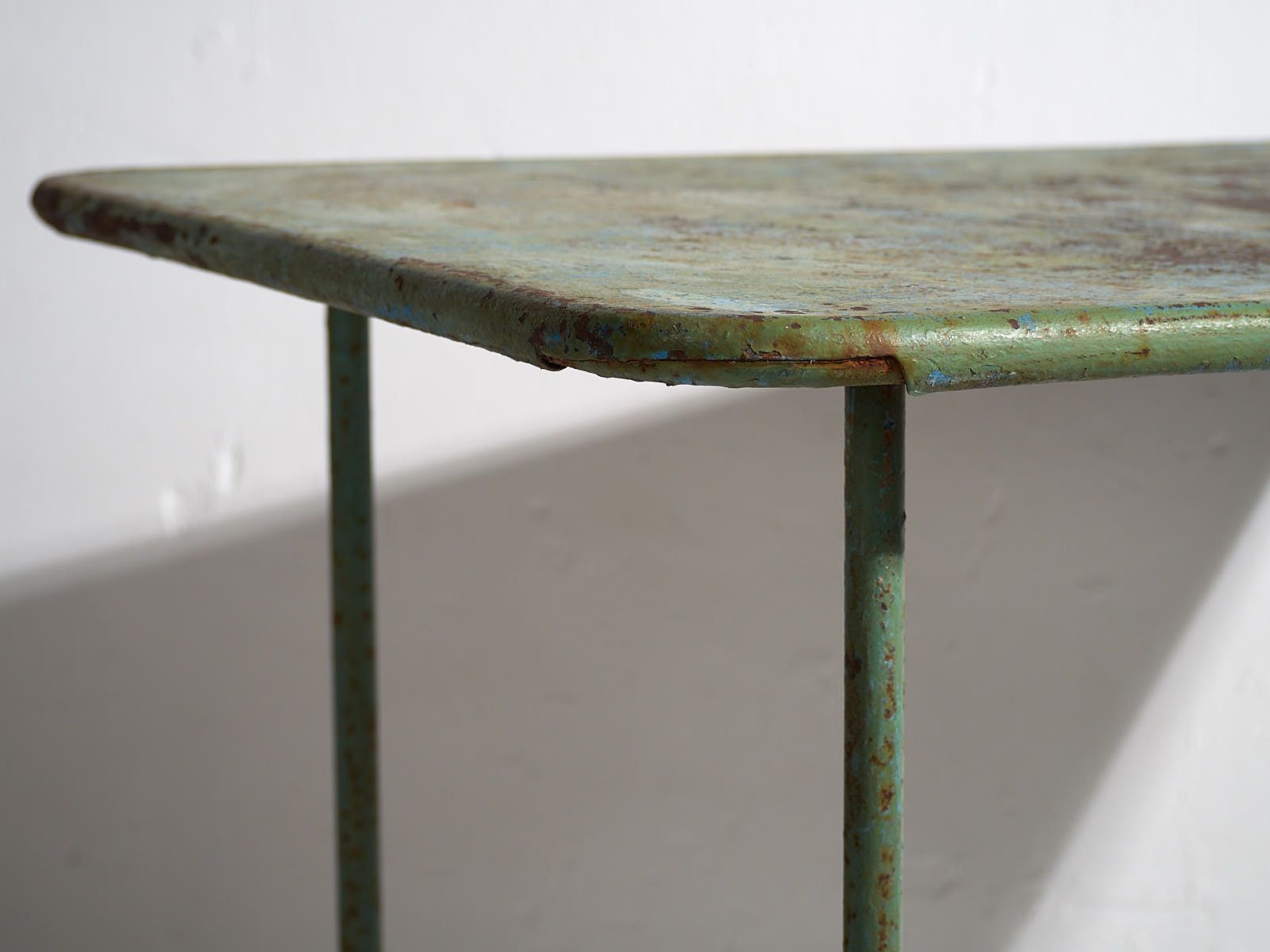 Mint Green Antique Garden Table (C.1920) photo Garden Furniture