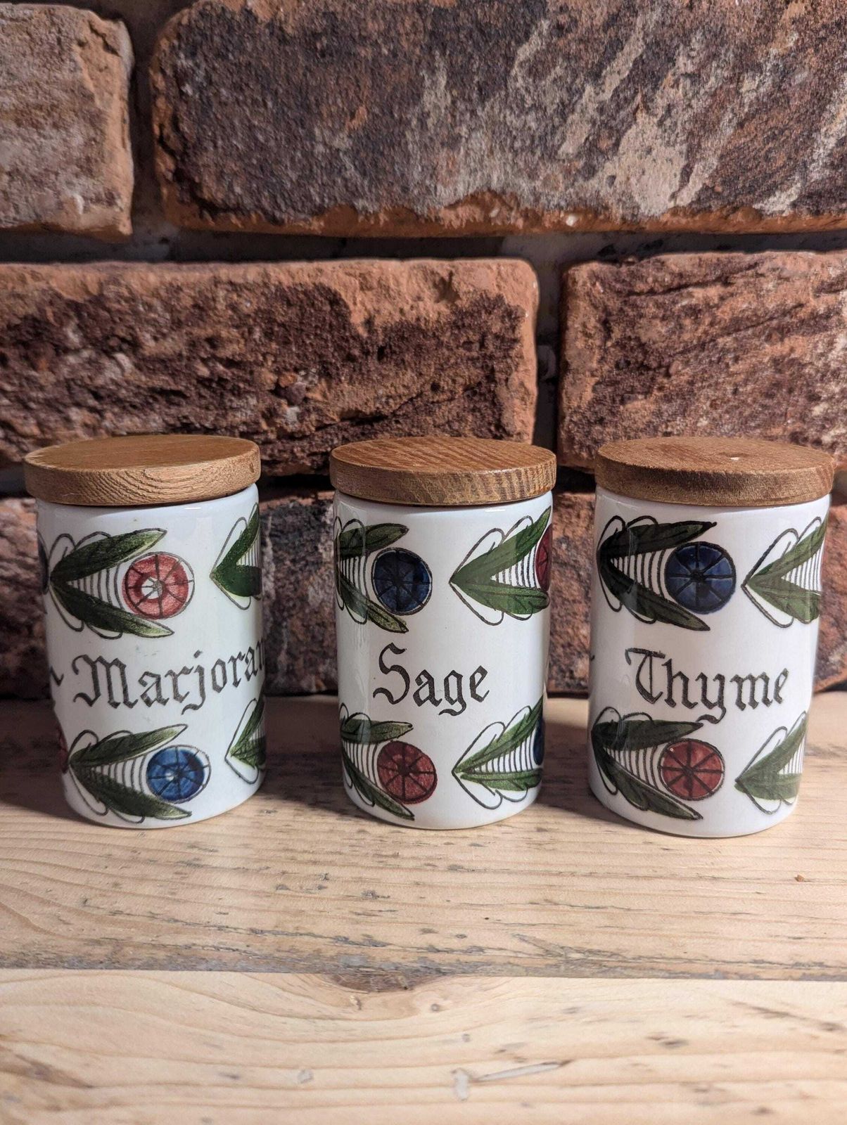 Retro Swedish Set Of 3 1960s Herb Pots Dalom Line By Marianne Westman Rorstrand Of Sweden photo furniture