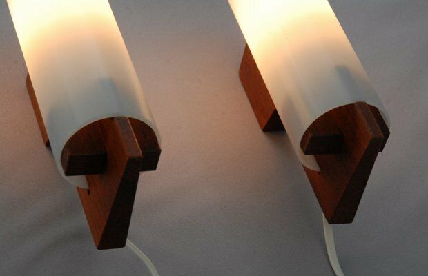 Model 719 Wall Lamps By Uno & östen Kristiansson For Luxus Vittsjö, Sweden, 1960s, Set Of 2 photo buy