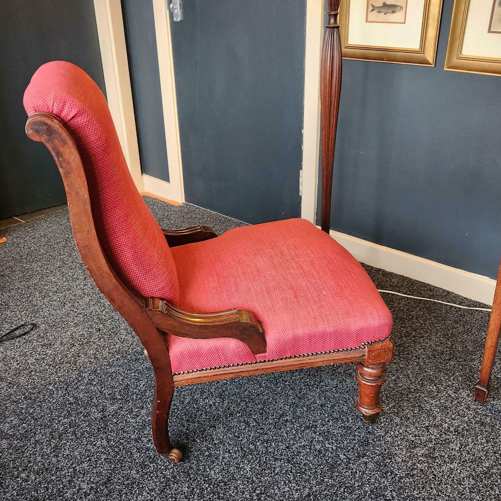 Victorian Nursing Chair, 1800s photo 345.0