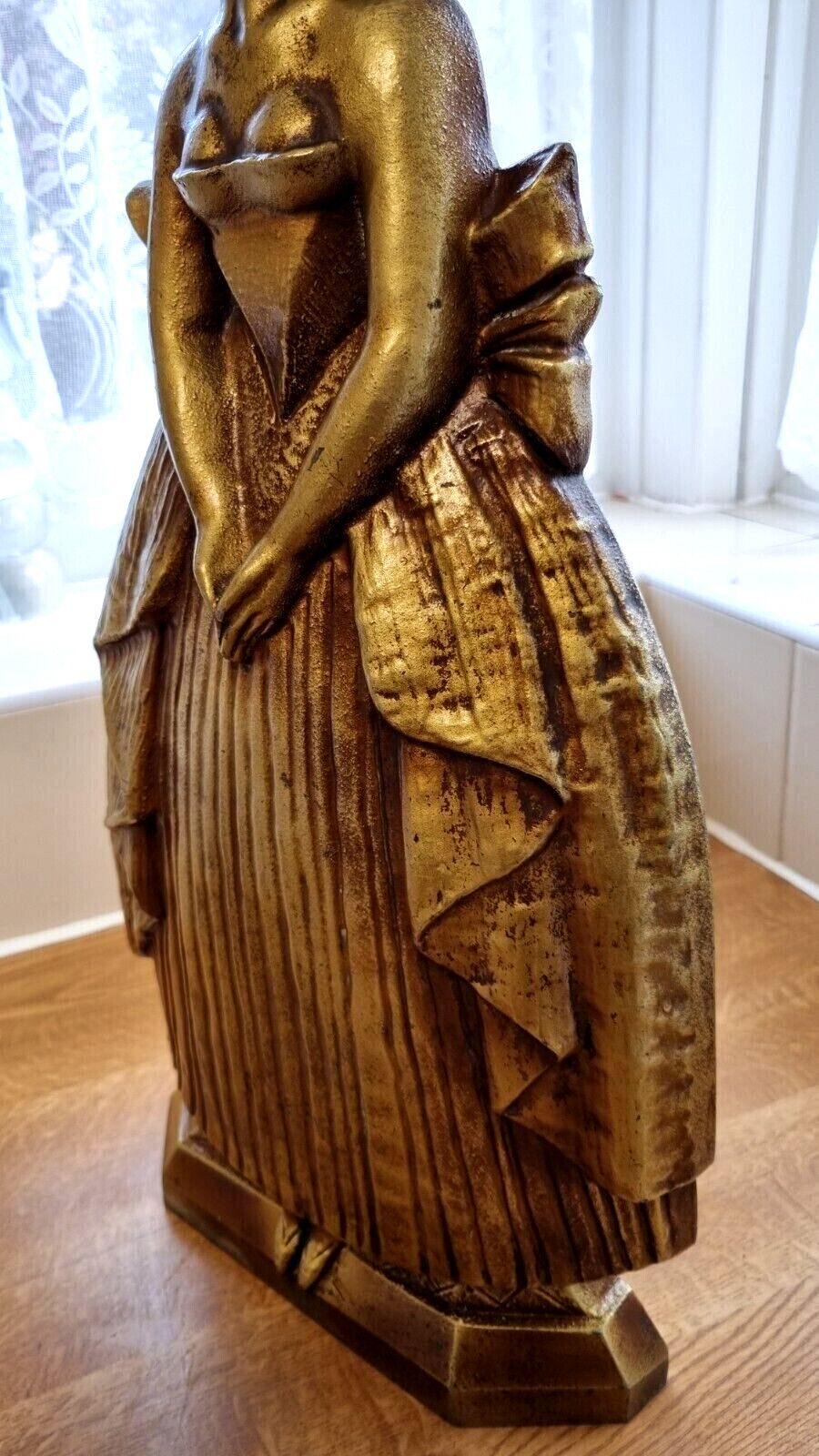 Antique Large Arts & Crafts Stunning Detail Fireside Companion Woman By Birmingham Guild Of Handicrafts & Crafts photo buy