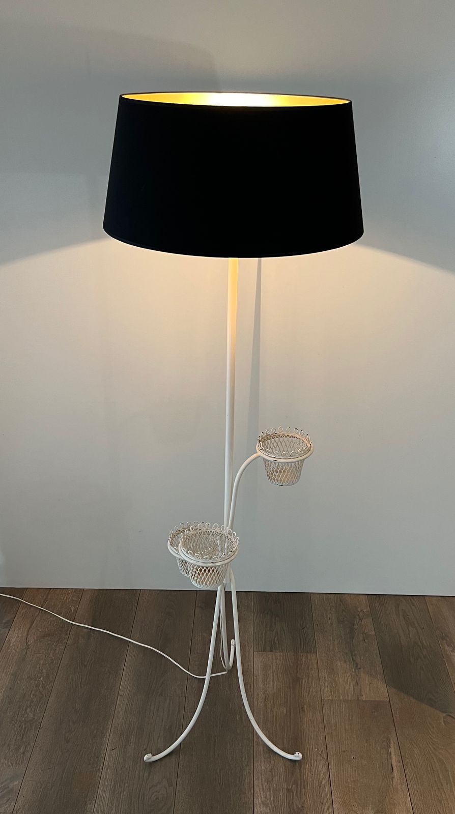Floor Lamp Plant Holder Cap D'ail Collection By Mathieu Matégot photo Lighting