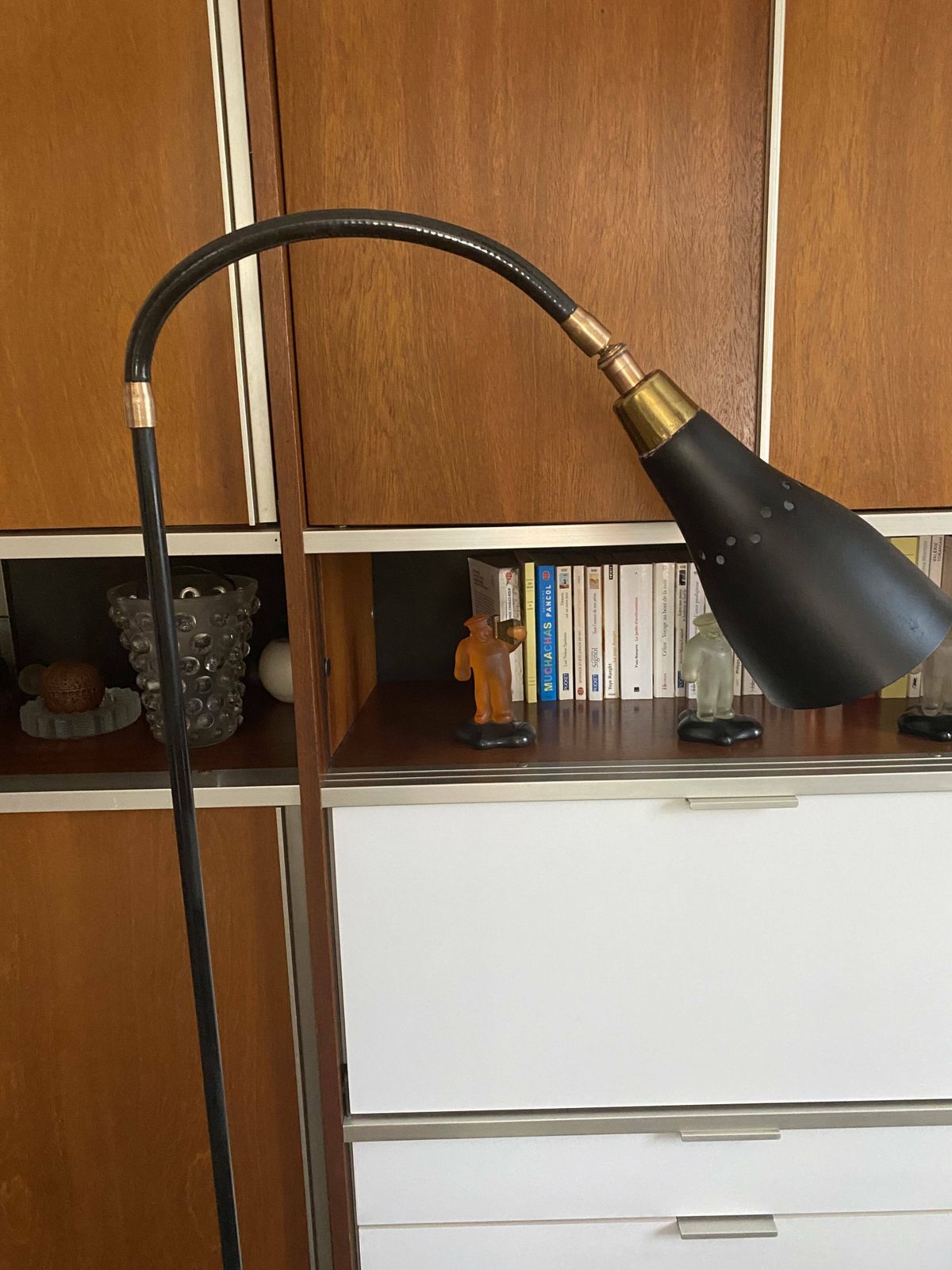 Diabolo Lamp In Black Metal, 1960diabolo Lamp In Black Metal, 1960 photo for sale