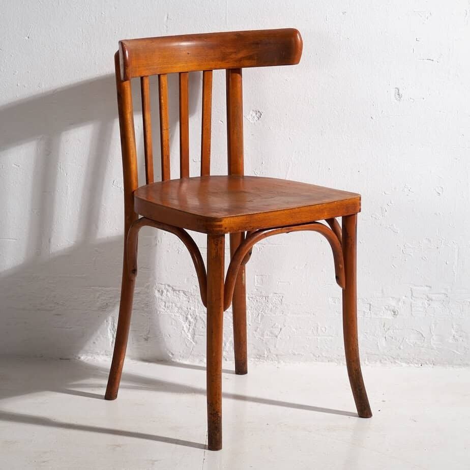 photo furniture Antique Thonet Bistro Chairs (C.1900). Set Of 2 Pieces #14