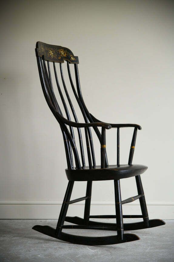 Antique Nichols & Stone Style American Rocking Chair photo for sale