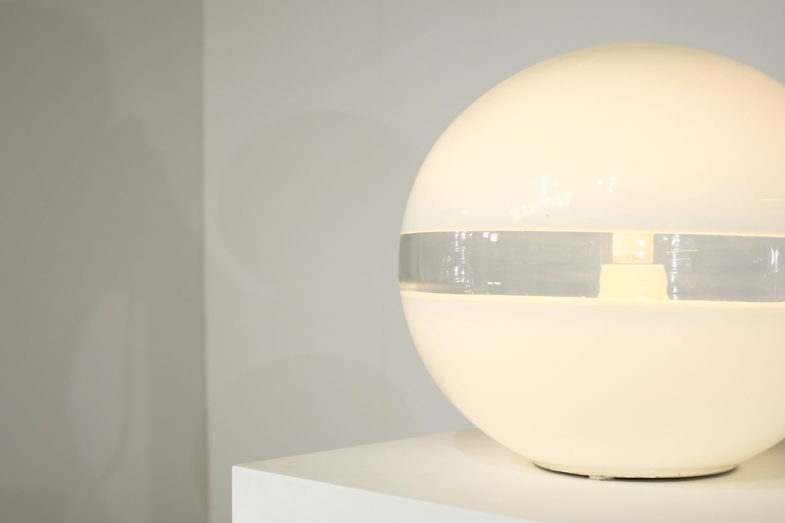 photo vintage Lamp In Glass By Carlo Nason For Mazzega, Italy 1970s.