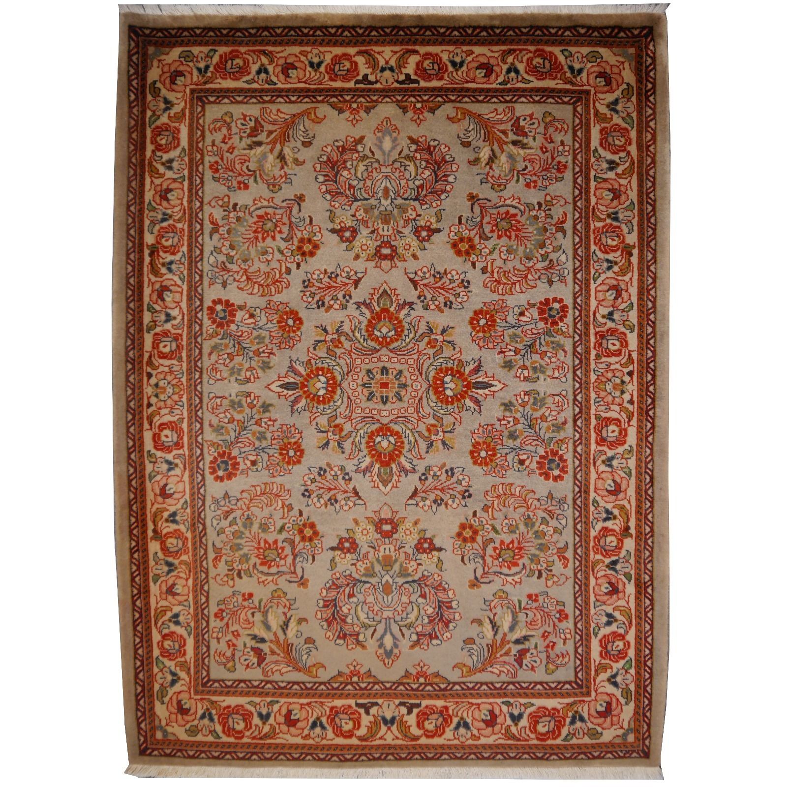 Small Oriental Rug 5.1 X 3.6 Ft 155 X 112 Cm