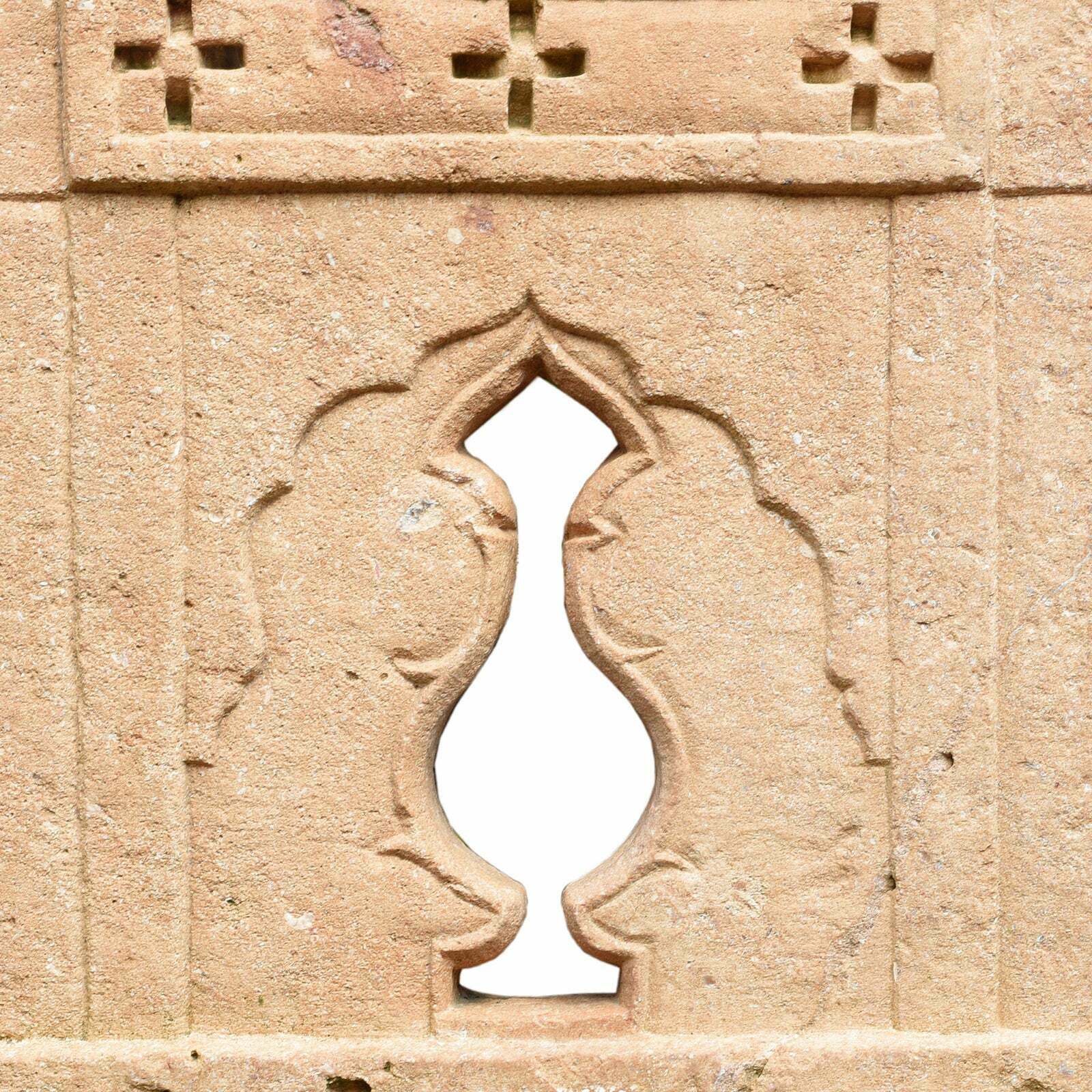 Antique Indian Mughal Stone Jharoka Panel 19th Century photo Art