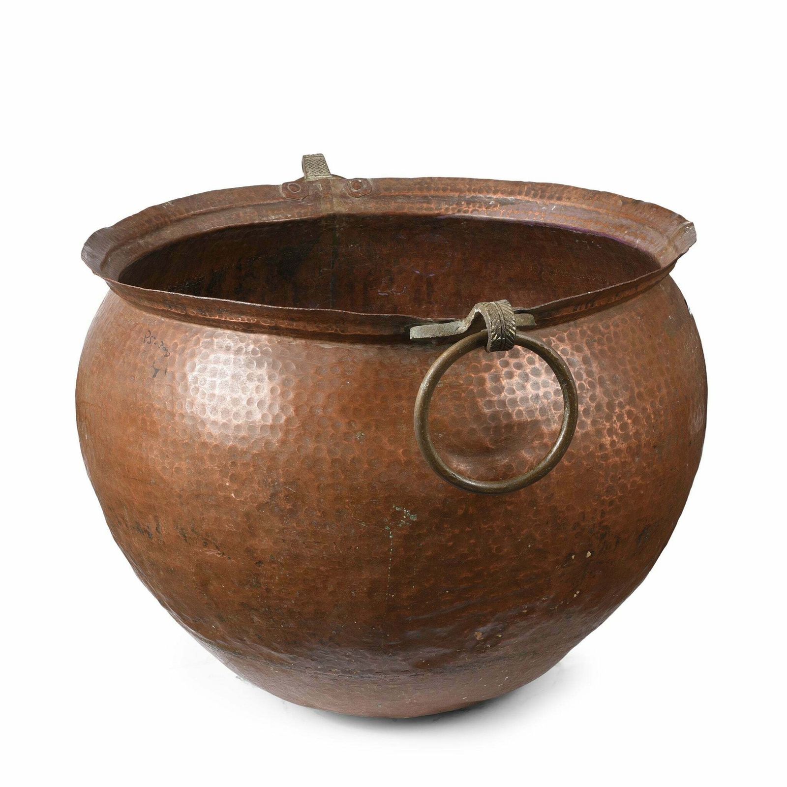 South Indian Copper Water Pot For Planter   19th Century photo furniture