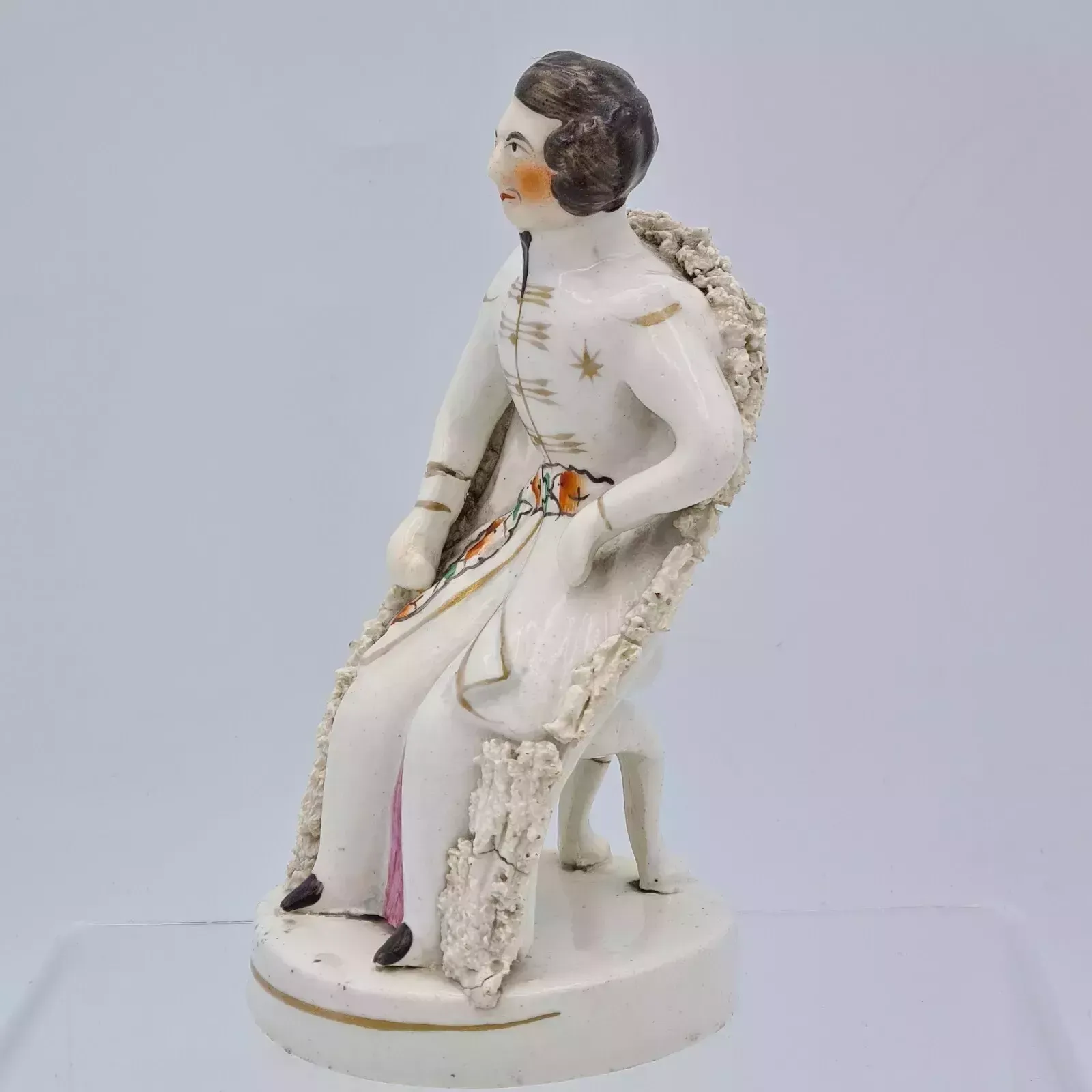 Antique Staffordshire Royal Albert Figurine H13cm Rare Albert Of Queen Victoria photo furniture