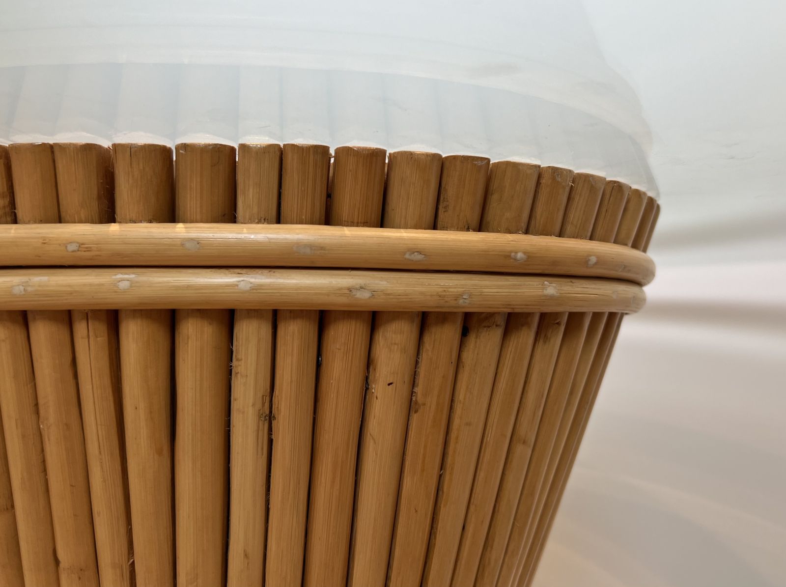 photo furniture “Epi De Blé” Bamboo Dining Table By American Designer Elinor Mc Guire