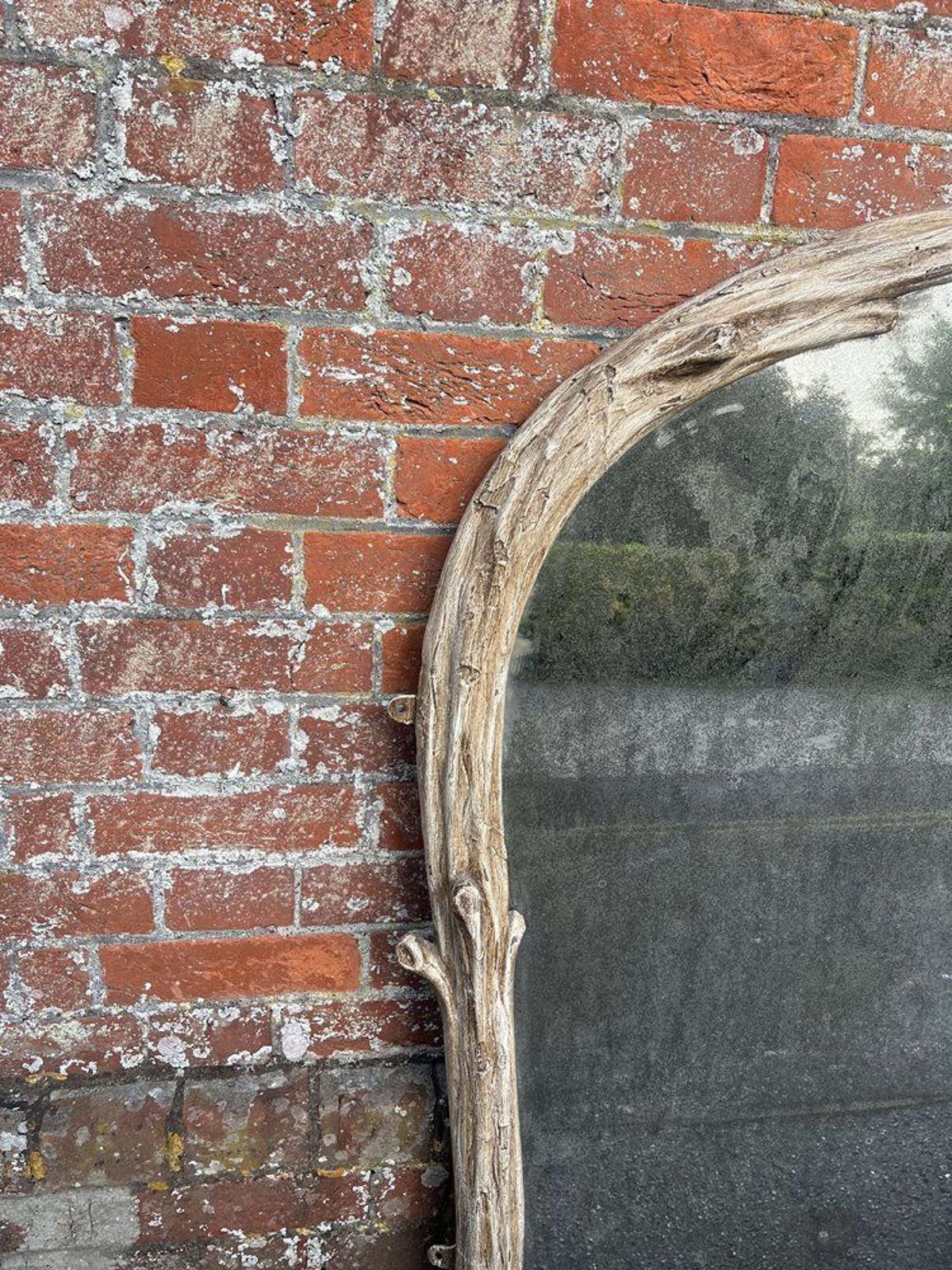 A Fabulous Large Antique English 19th C Painted Arched Top Overmantle photo furniture