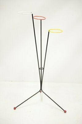 Mid Century Steel Bar Flower Stand, 1970s photo buy