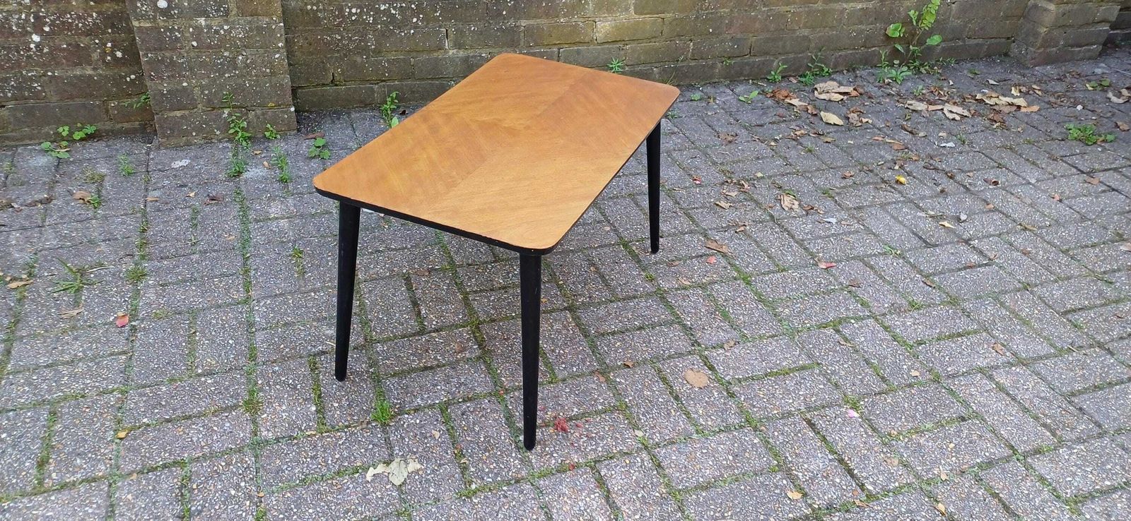 Classic Vintage 1960s Retro Coffee Table. Quirky Side Table Tv Media Stand photo furniture