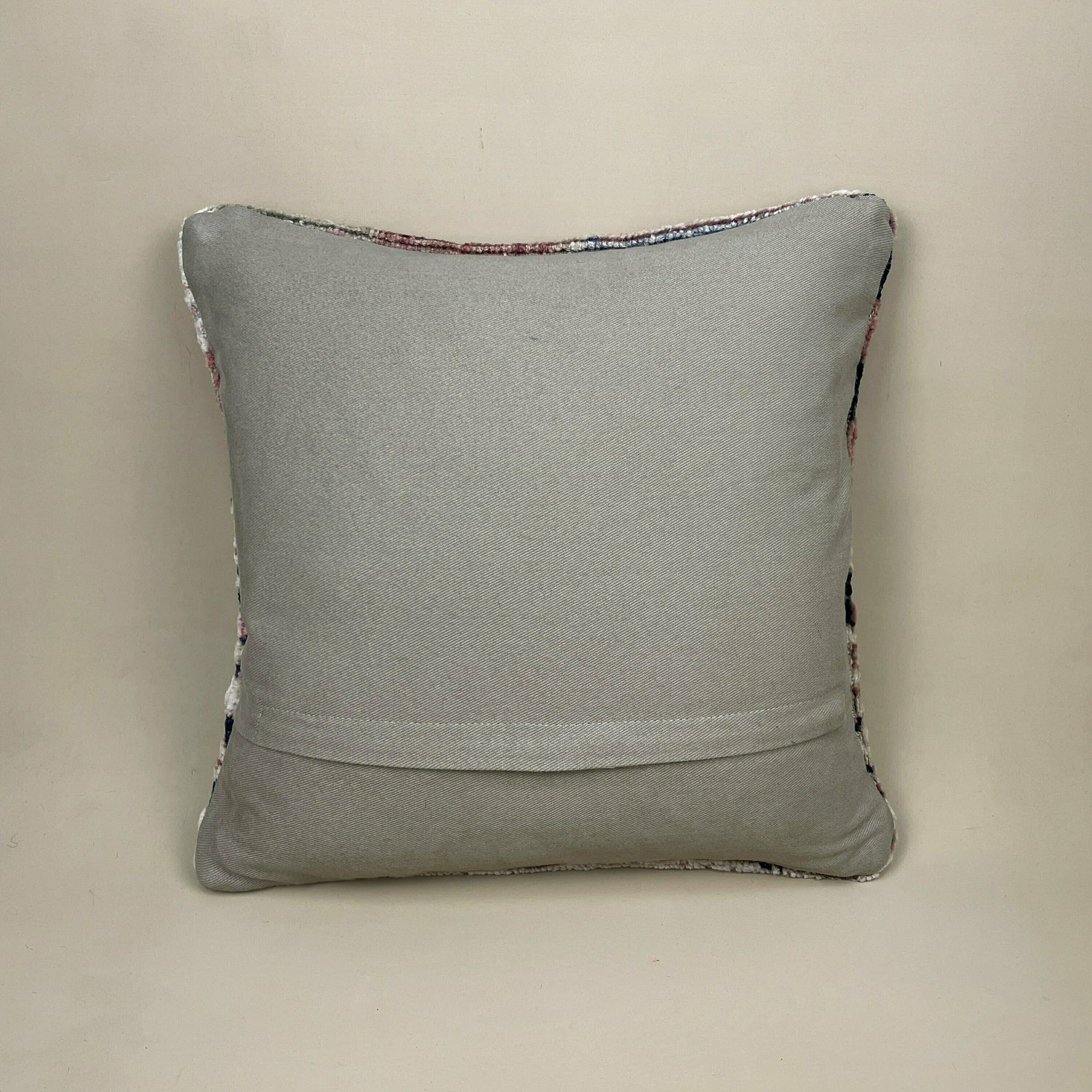 Antique Kilim Cushion Pillow Feather Filled Handwoven Patterned Pink Blue photo 55.0