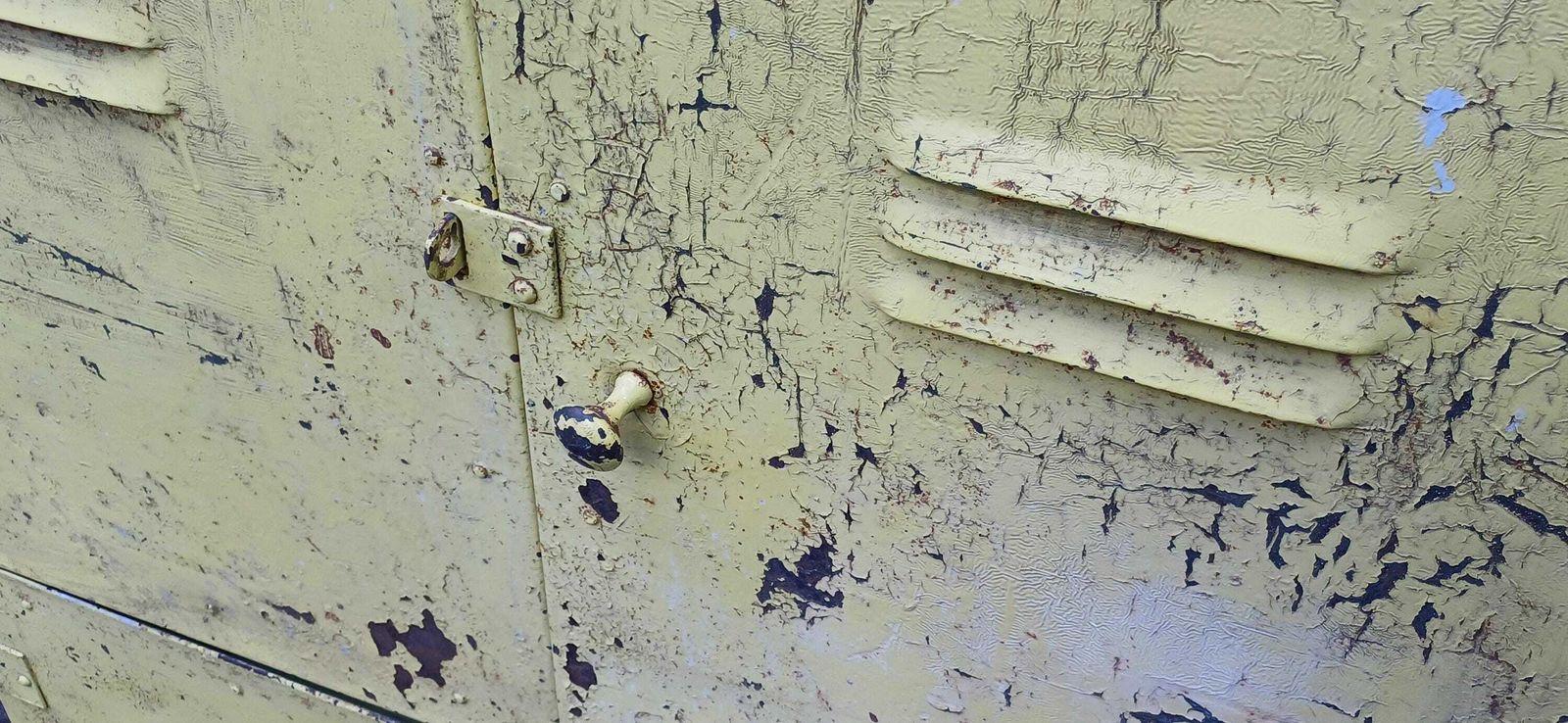 Pair Of Industrial Metal Painted Storage Cupboards Project Freestanding Or Wall Hanging. photo buy