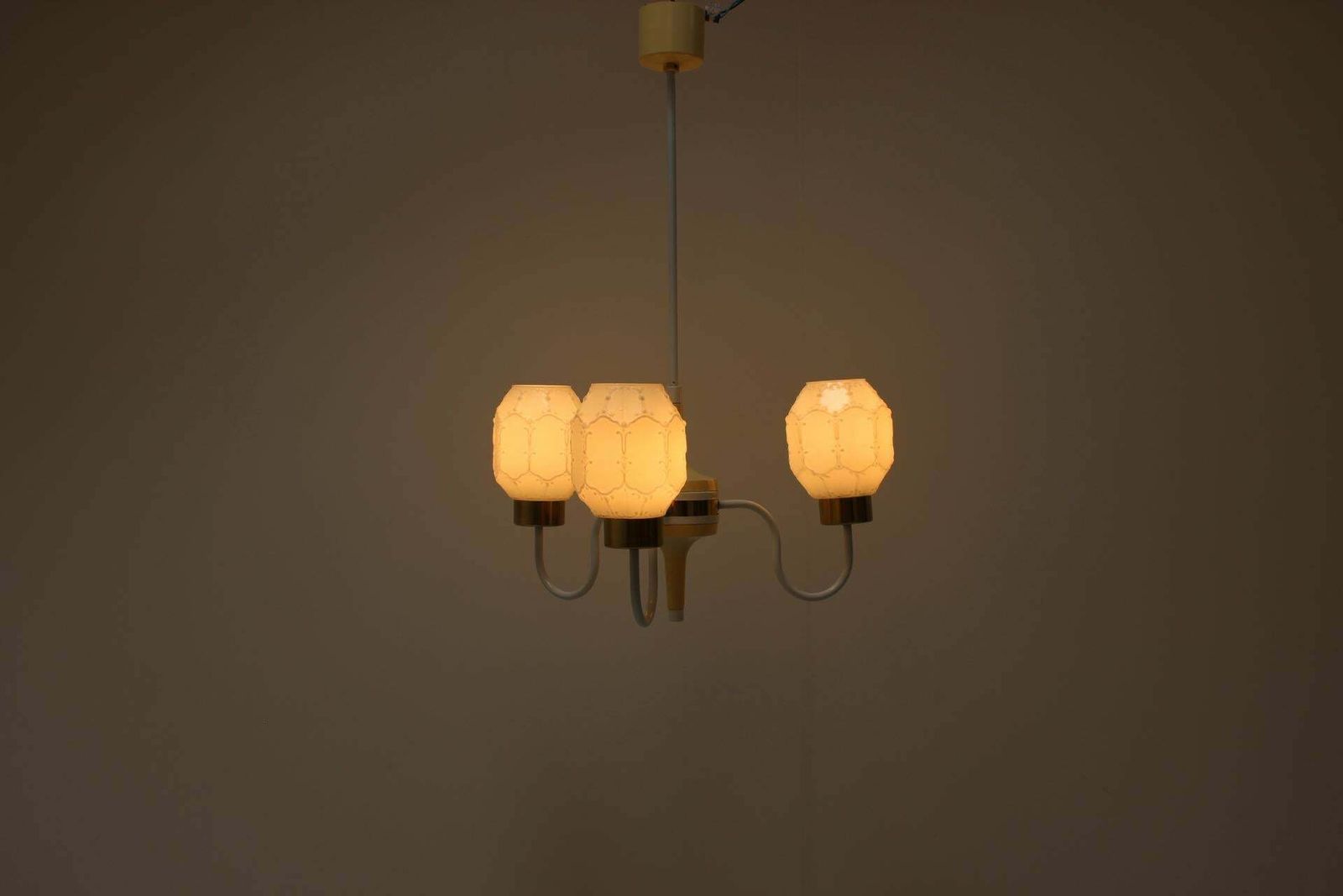photo for sale Mid Century Chandelier By Instala Jilove U Decina, 1970's, Czechoslovakia
