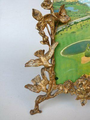 Home Decor Biedermeier Picture Frames Amor In Bronze, Set Of 2 photo