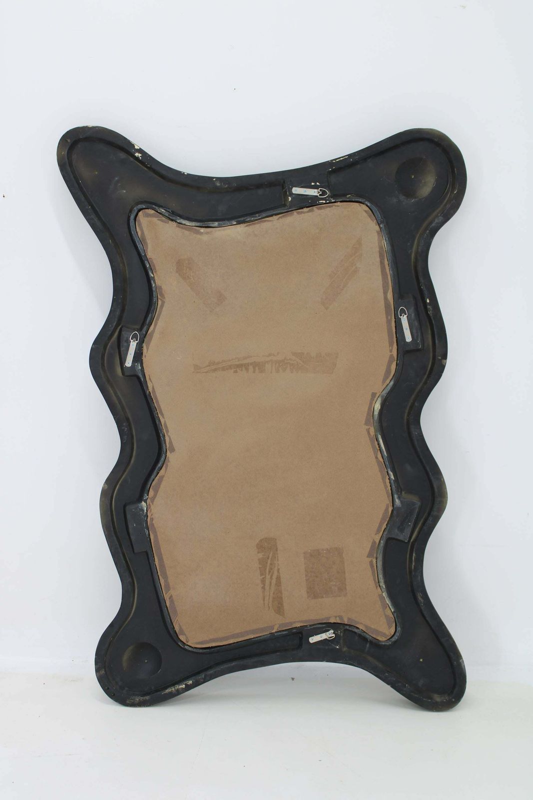 1980s Large Fiber Glass Wall Mirror , Italy photo vintage