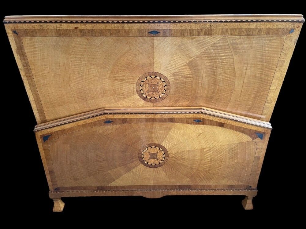 Art Deco Double Head And Foot Board photo furniture