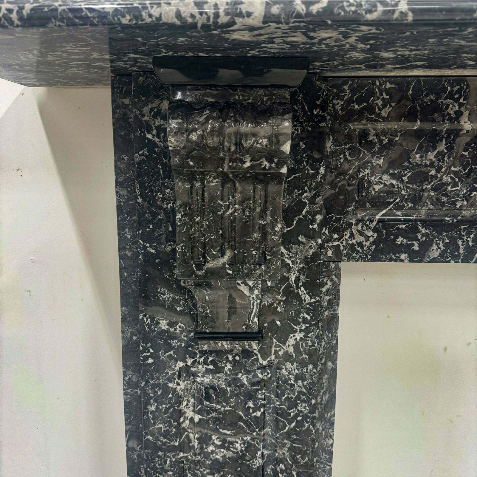 photo vintage Antique Victorian St Anne's Marble Fireplace Surround | Pair Available