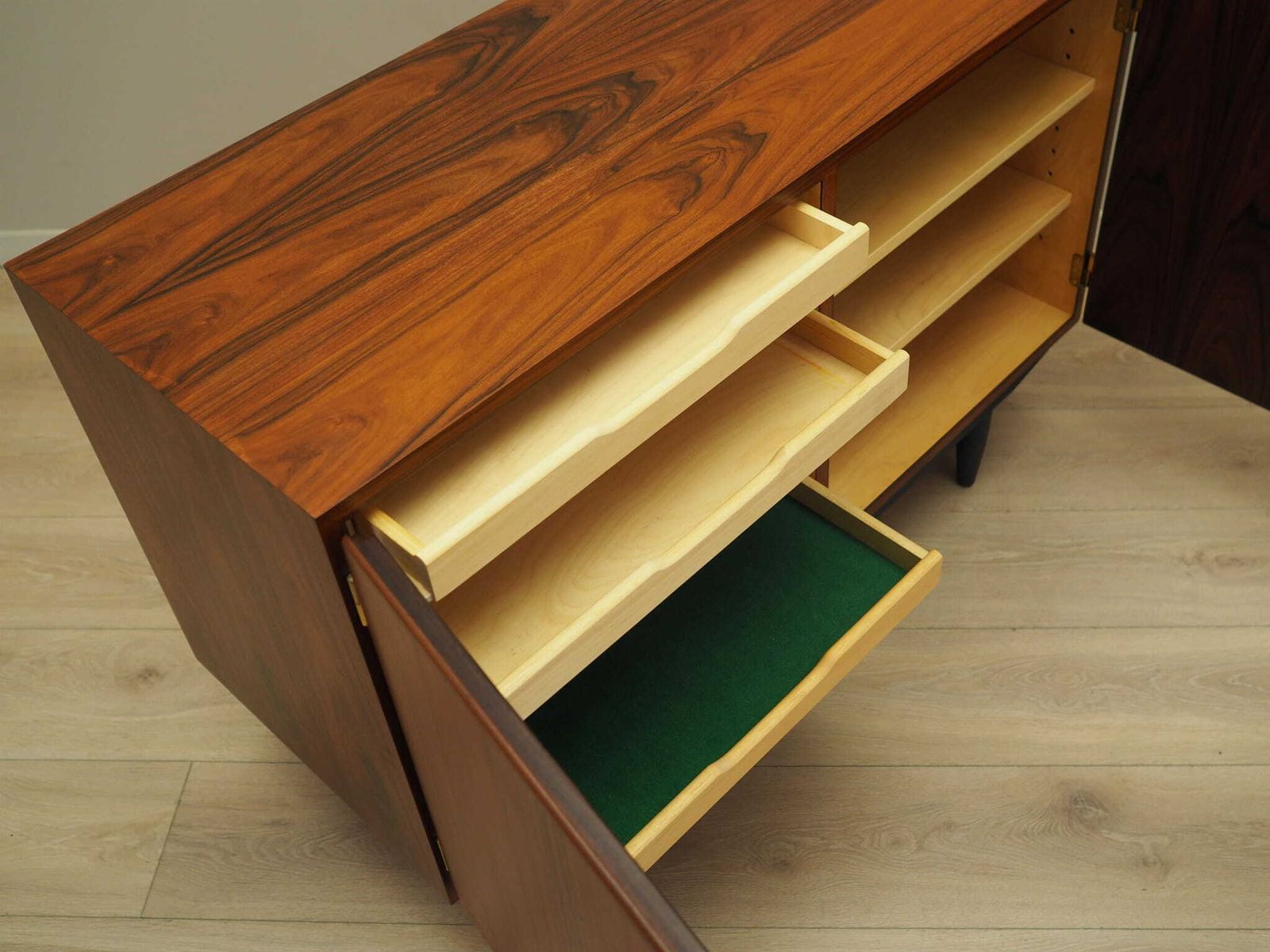 Vintage Cabinet, Danish Design, 1970s, Designer: Carlo Jensen, Production: Hundevad photo vintage