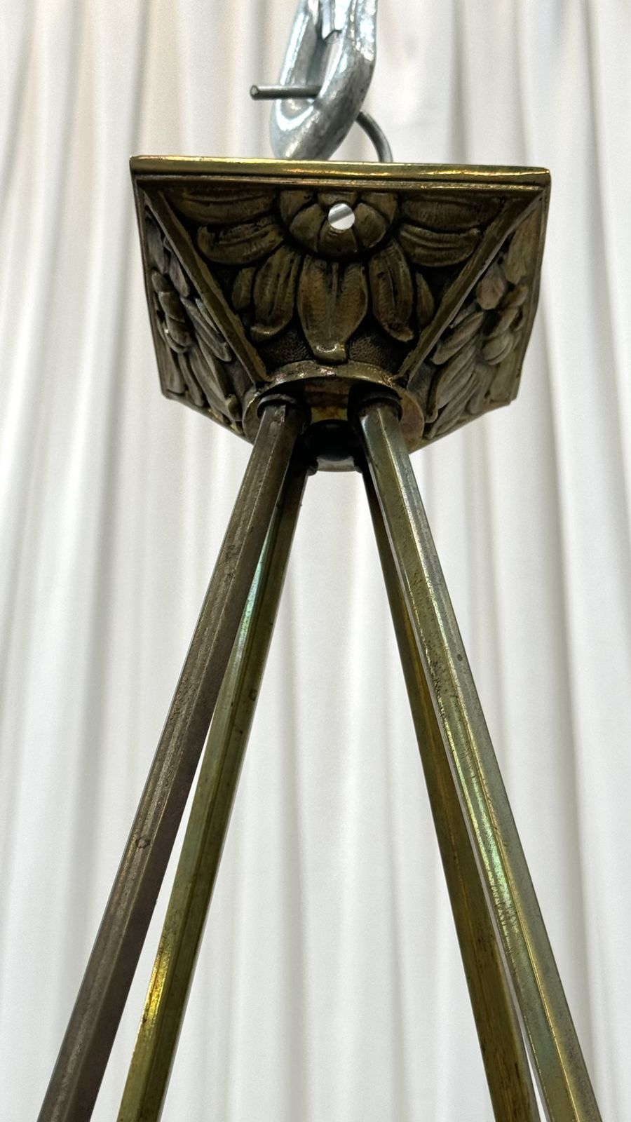 Art Deco Chandelier By Noverdy, France photo 1450.0