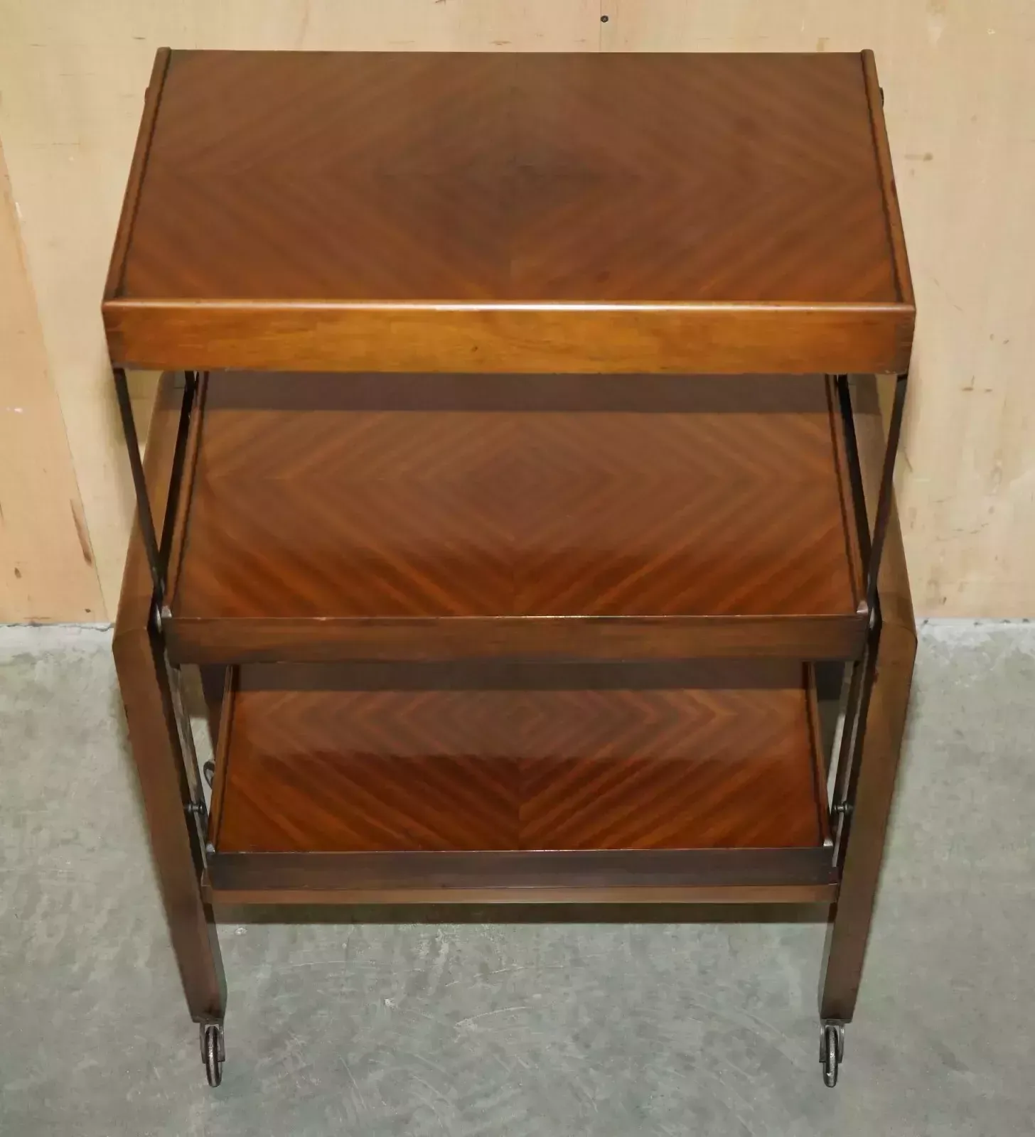 Stunning Antique Edwardian Bcm Adap Table Bakers Shelf Bookcase Occasional Table photo Furniture