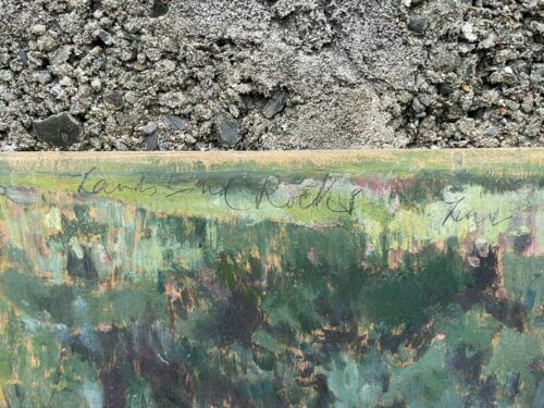 photo for sale Denton Hawley Original Signed Seascape Oil On Board Painting Art Work