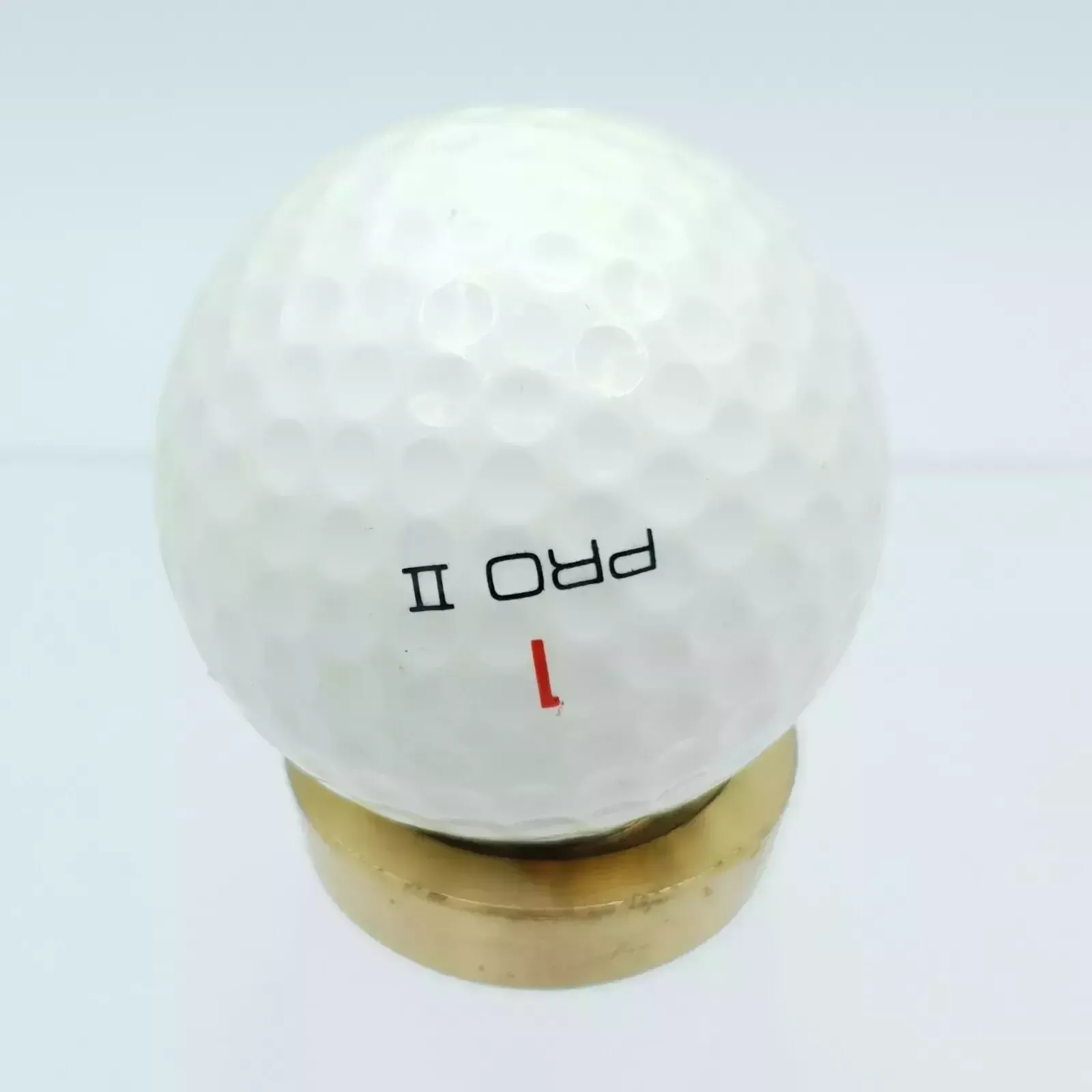 Mega Rare Margaret Thatcher Golf Ball Spalding Pro II Miners' Strike 1984 1985 photo vinterior