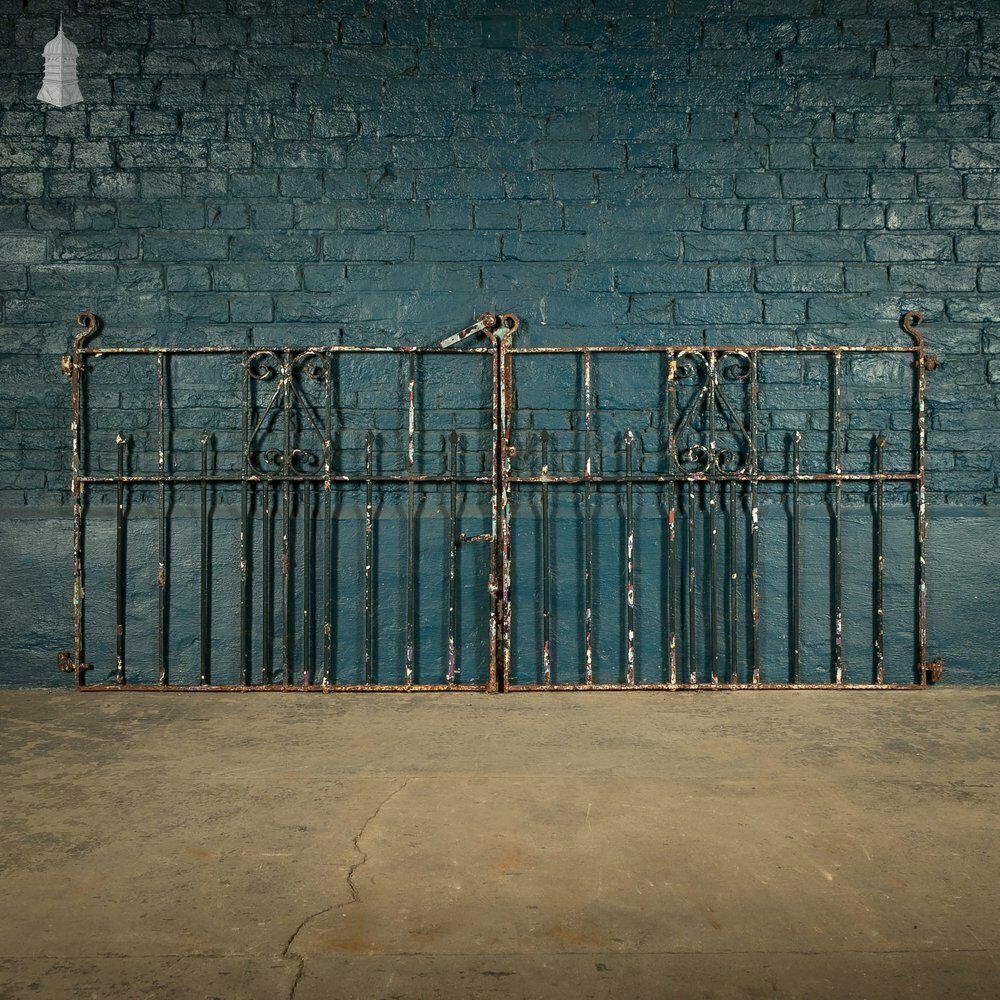 photo for sale Driveway Double Gates, Wrought Iron