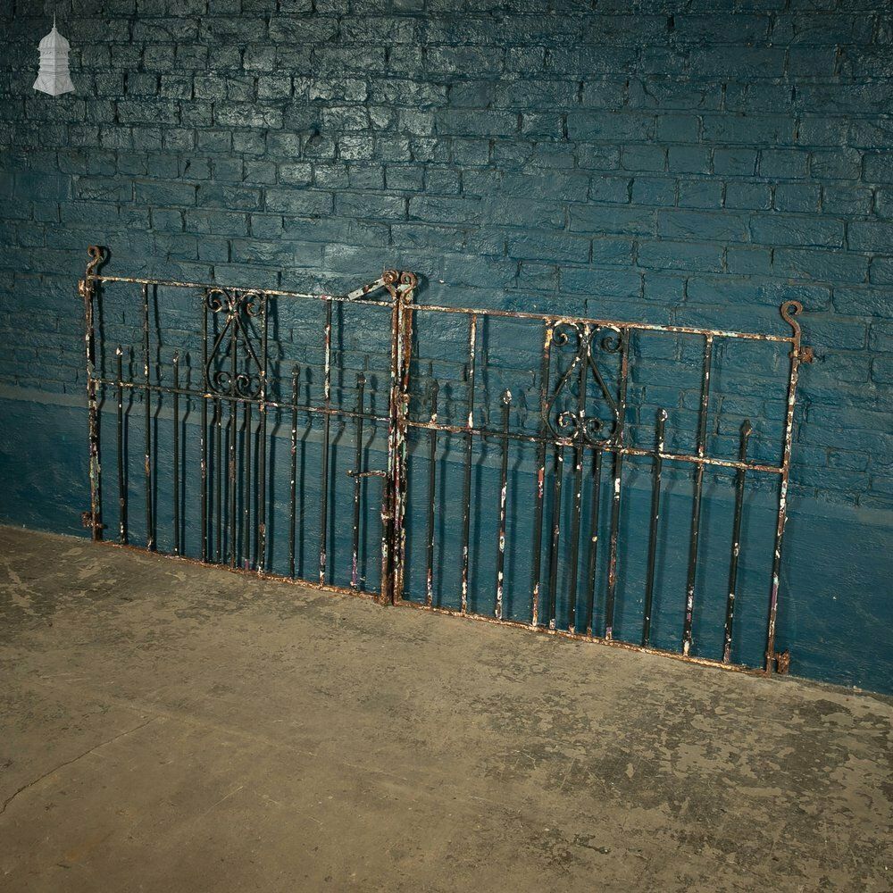 Home Fixtures Driveway Double Gates, Wrought Iron photo