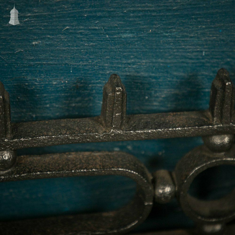 510.0 Fireplace Frame, Cast Iron With Quatrefoil Detail photo