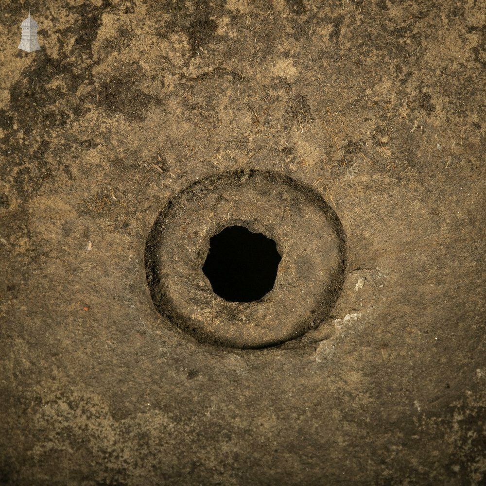 photo vintage Stone Drain Cover