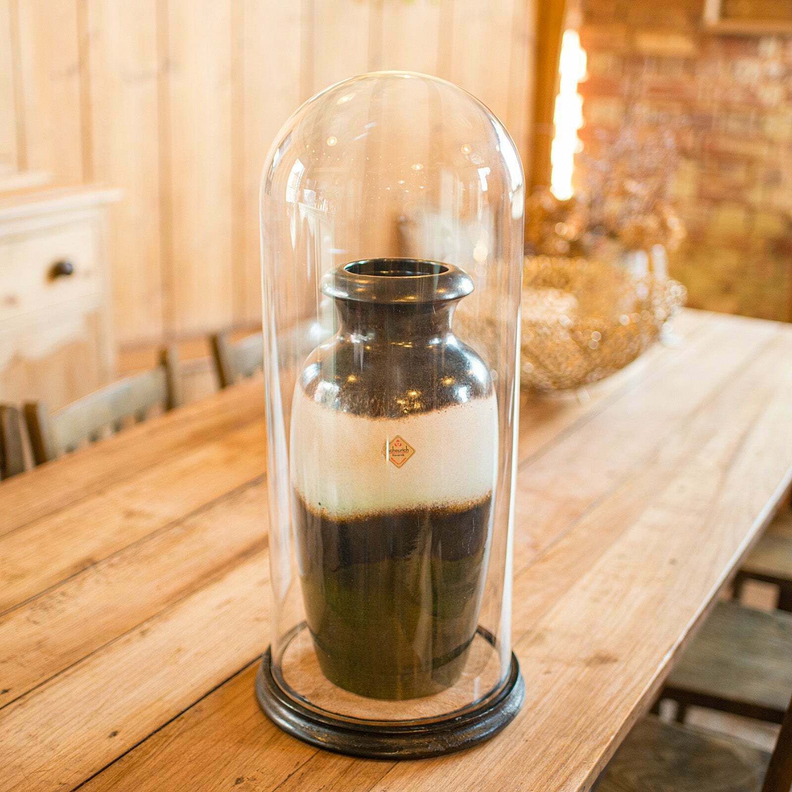 Tall Victorian Antique Taxidermy Specimen Dome, English Glass Display Case, 1870 photo furniture