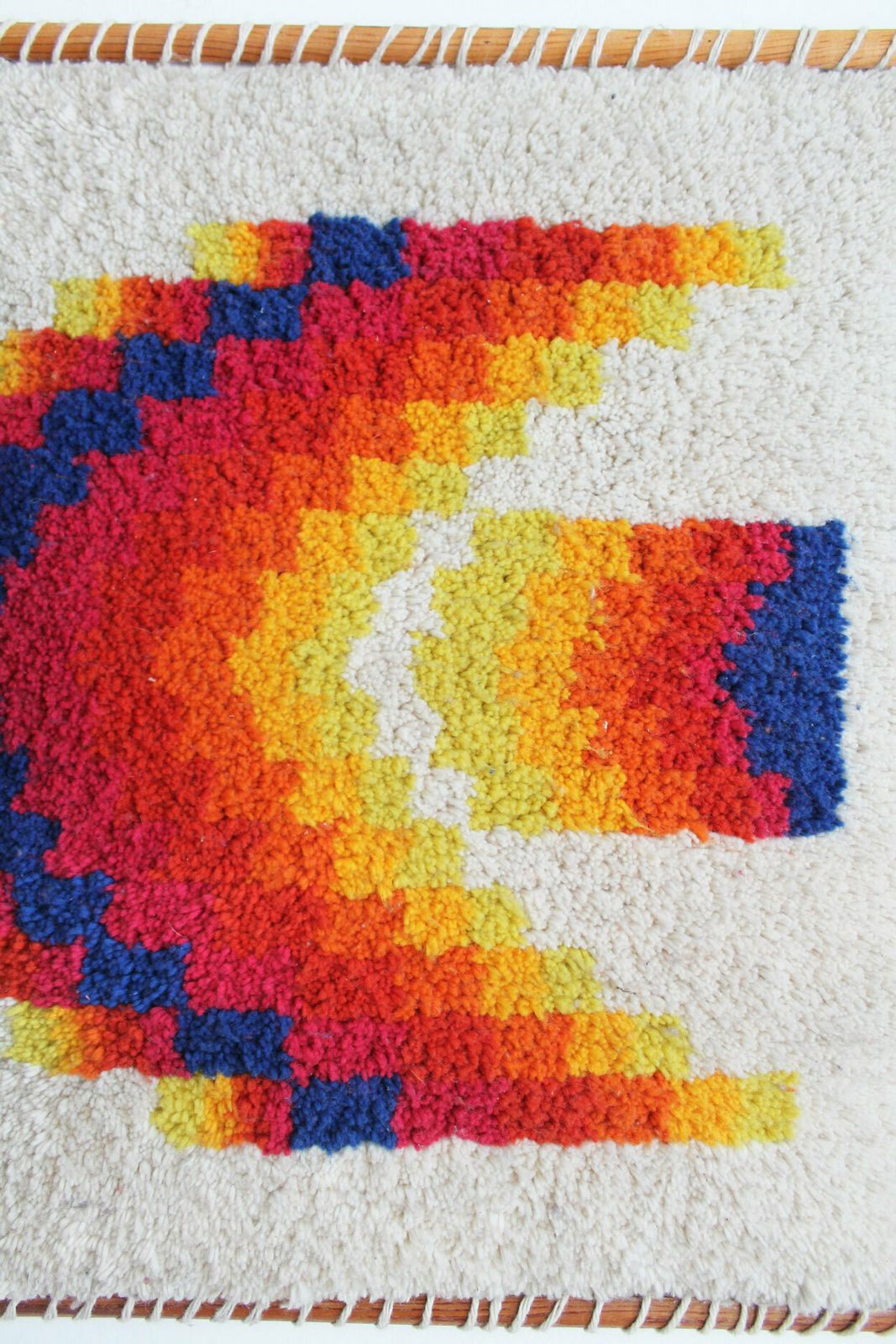 photo for sale 1960's Mid Century Decorative Wall Rug