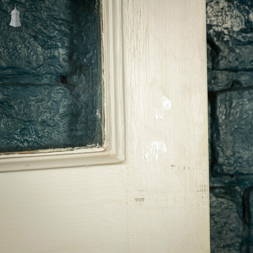 photo buy Half Glazed Door, 4 Panel White Painted