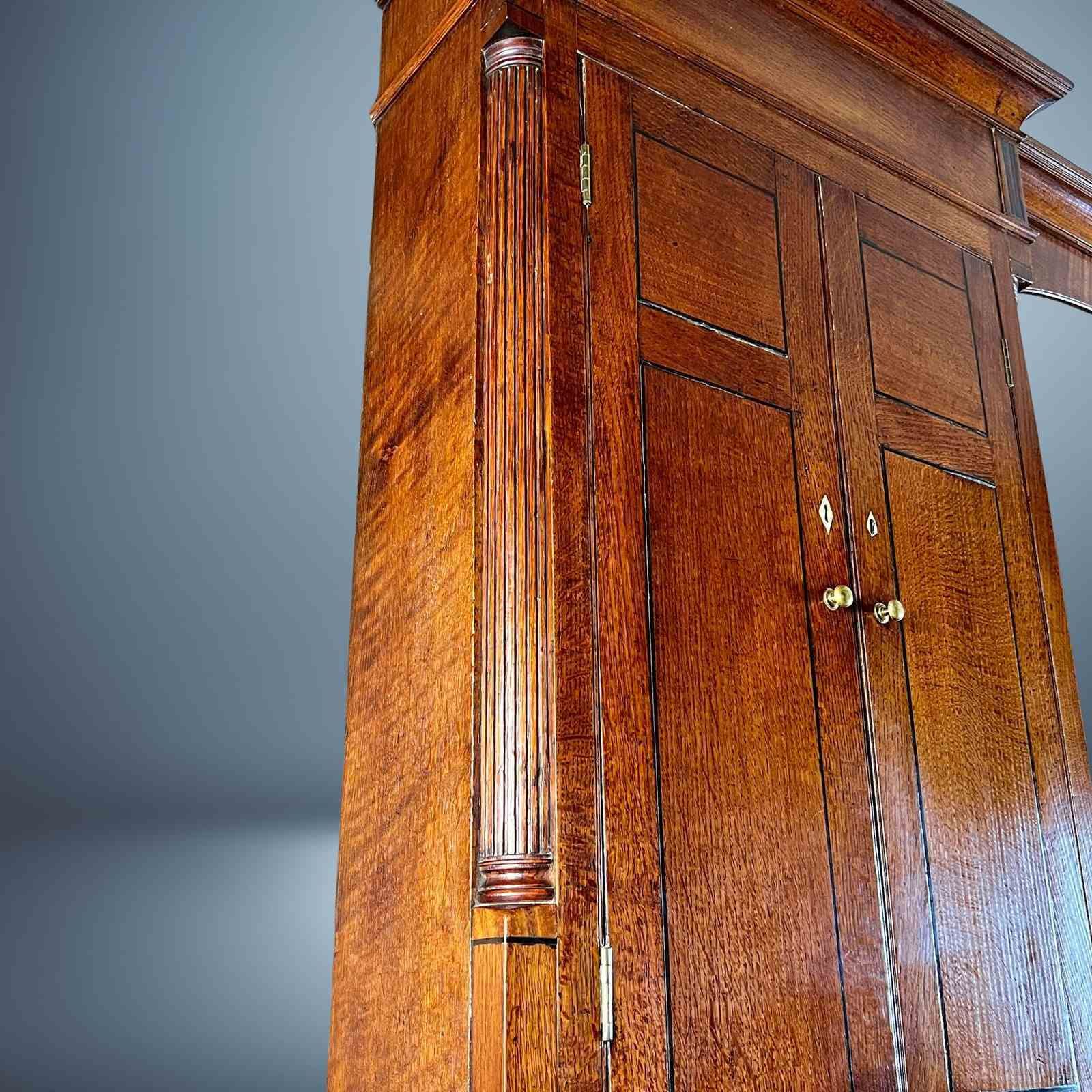 A Georgian Oak Estate Or Housekeepers Cupboard photo furniture