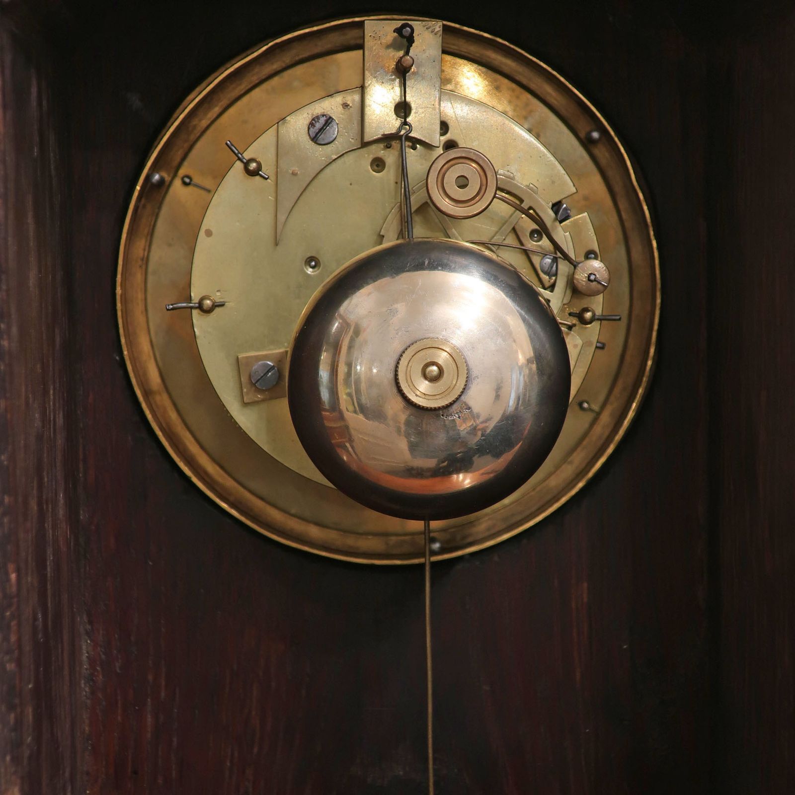 photo furniture French Rosewood & Marquetry Mantel Clock