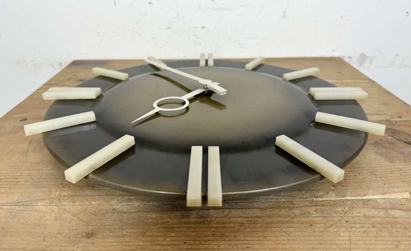 photo buy Industrial Office Wall Clock From Pragotron, 1970s