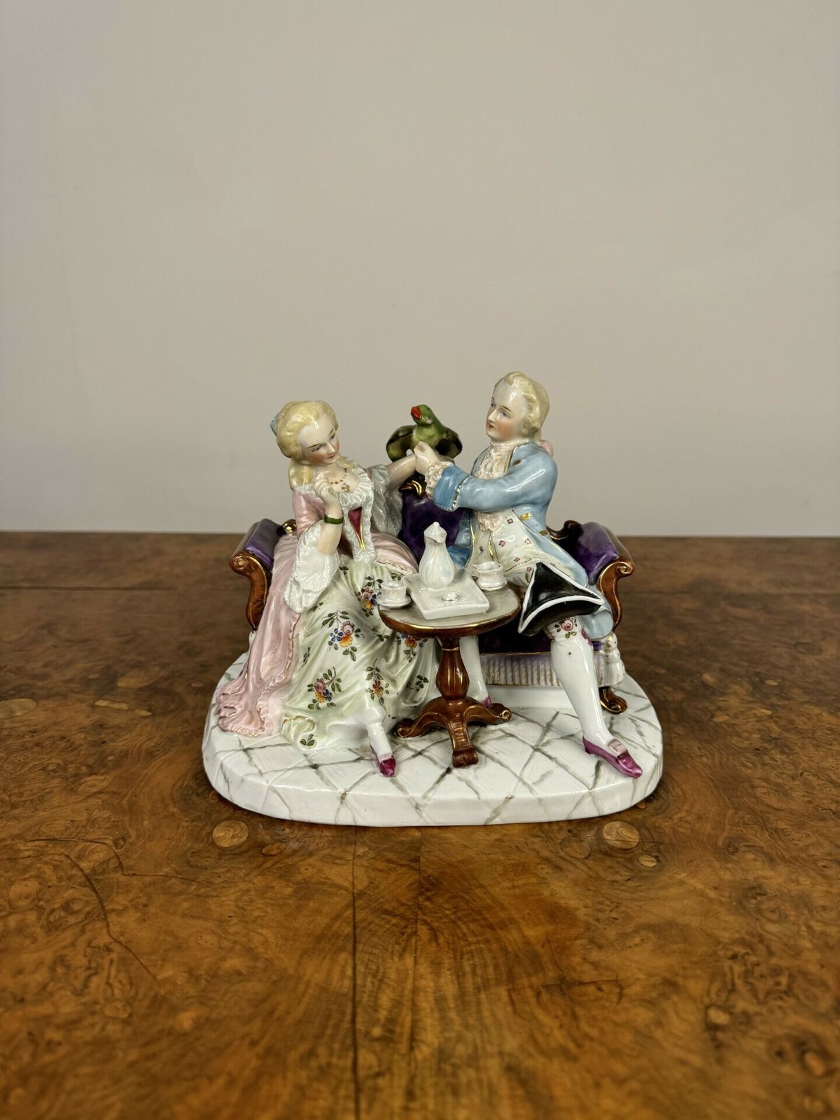 Victorian Continental Porcelain Figural Group