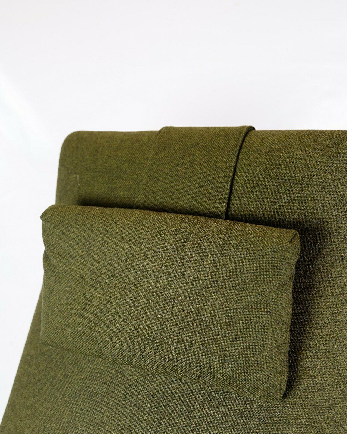 Set Of 2 Armchairs With Stool In Teak & Green Fabric By Alf Svensson For Fritz Hansen From 1960s photo 2115.0