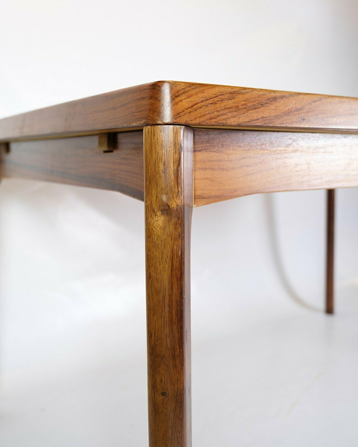 Dining Table In Rosewood With Pull Out By Henning Kjærnulf For Vejle Chairs & Furniture Factory From 1960s photo 1455.0