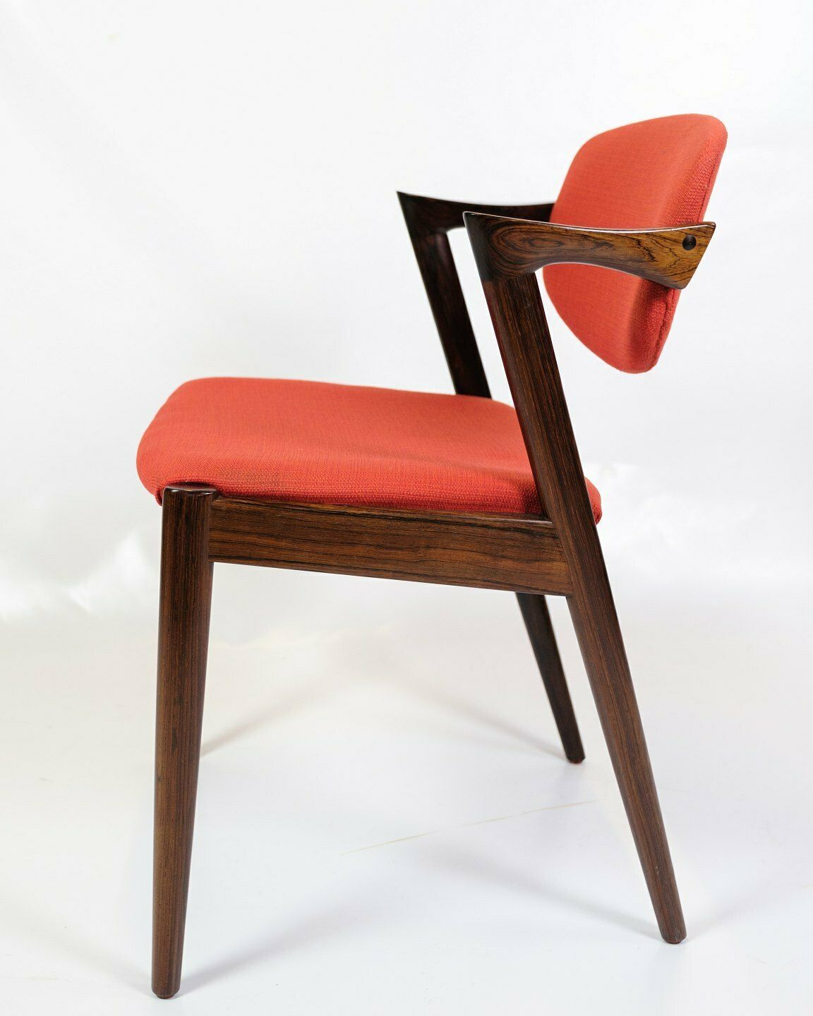 Set Of 6 Dining Table Chairs Model 42 In Rosewood By Kai Kristiansen  For Schou Andersen From 1960s photo vinterior
