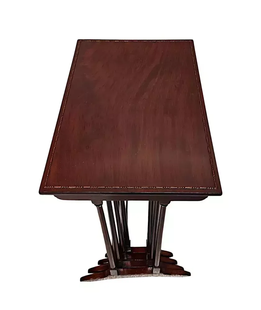 A Very Fine Fully Restored Edwardian Nest Of Four Tables photo 1223.6486